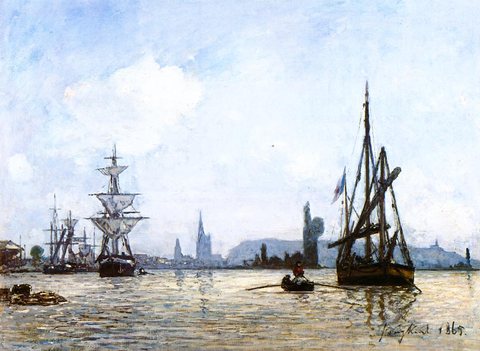 Johan Berthold View of Rouen