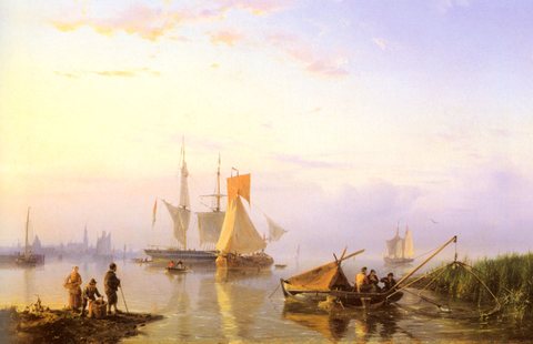 Hermanus Shipping In A Calm Amsterdam