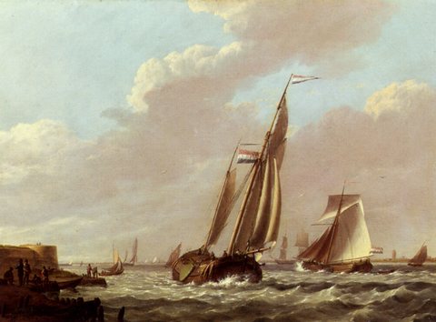 Jan Hermanus Shipping In A Choppy Estuary
