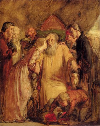 Sir John Everett Lear And Cordelia