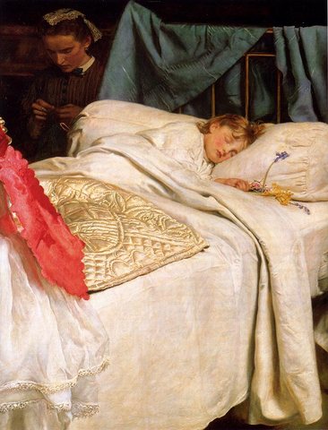 Sir John Everett Sleeping