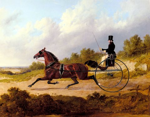 Herring Snr John Frederick The Famous Trotter Confidence Drawing A Gig