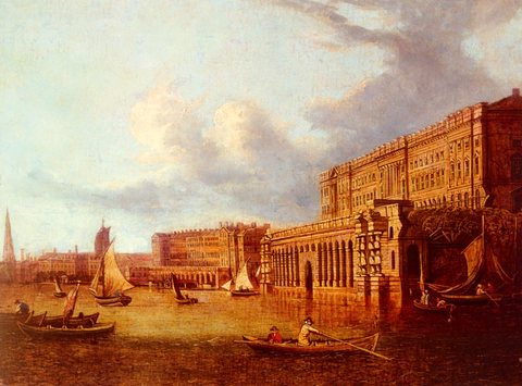Somerset House And The Adelphi From The River Thames