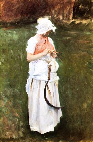 Girl with a Sickle