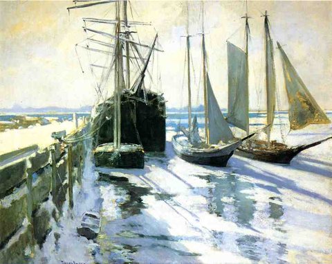 Winter Gloucester Harbor