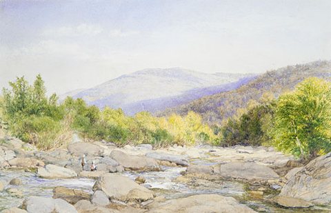 Landscape View On Catskill Creek