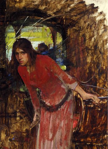 Study For The Lady Of Shallot detail