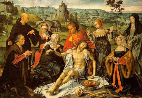 Altarpiece Of The Lamentation central