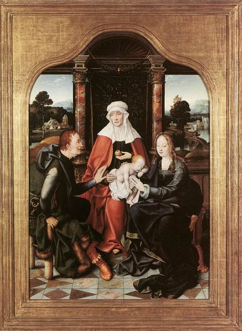 St Anne With The Virgin And Child And St Joachim