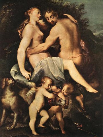 HEINTZ Joseph the Elder Adonis Parting From Venus