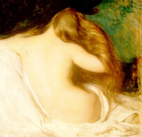 De Camp Joseph R Woman Drying Her Hair
