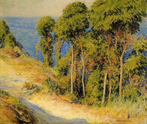 De Camp Joseph Trees Along the Coast aka Road to the Sea