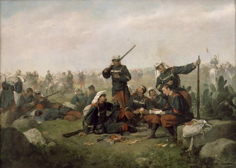 Jose Benlliure El descanso en la marcha