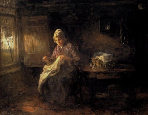 Josef A Woman Sewing
