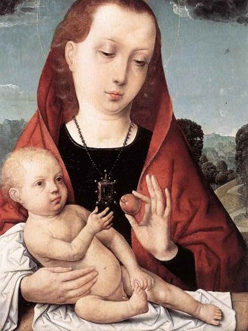 Virgin And Cild Before A Landscape