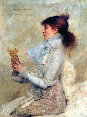 bastien lepage jules portrait of sarah bernhardt