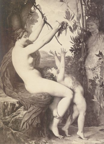 nymph et bacchus
