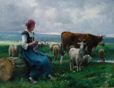 Dhepardes with goat sheep and cow