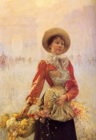 Julius Le Blanc Flower Girl