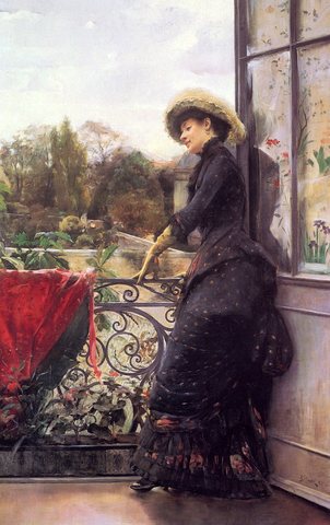 Julius Le Blanc On The Terrace