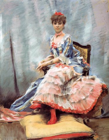 Julius Le Blanc Portrait Of Laure Hayman