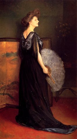 Julius Le Blanc Portrait Of Mrs Francis Stanton Blake