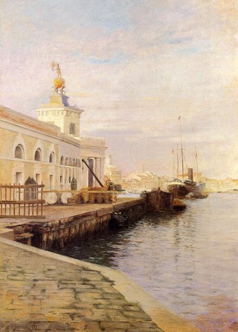 Julius Le Blanc View Of Venice