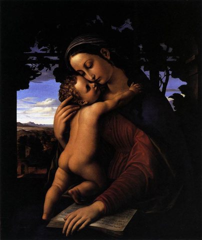 SCHNORR VON CAROLSFELD Julius Madonna And Child