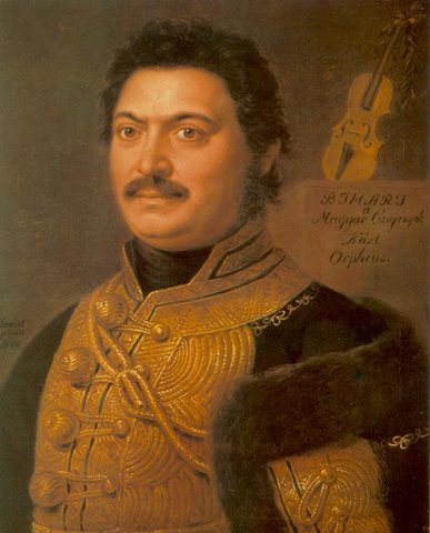 Portrait of Janos Bihari Composer and Gipsy Virtuoso