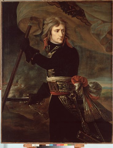 Napoleon Bonaparte on the Bridge at Arcole