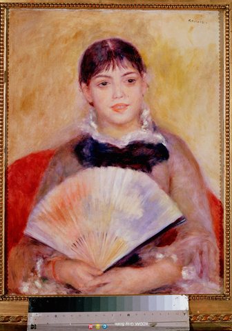 Girl with a Fan