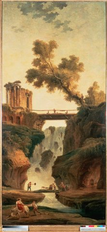 Landscape with a Waterfall