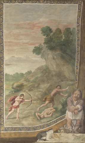 Apollo killing the Cyclops