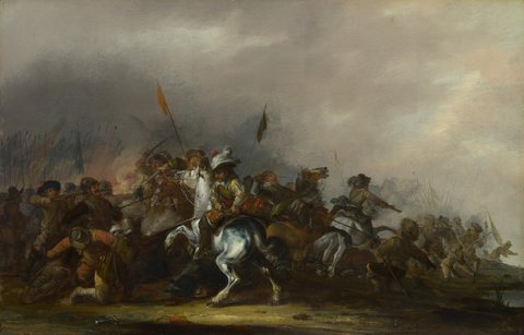 Cavalry attacked by Infantry