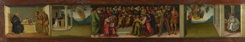 Predella - Esther, and Life of Saint Jerome
